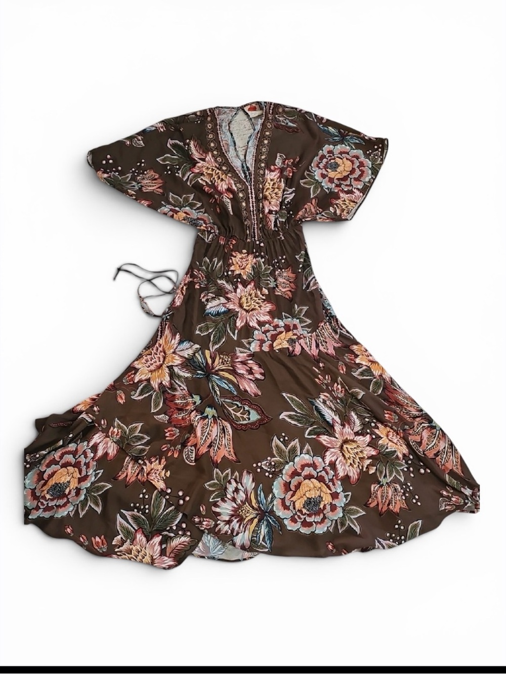 Anthropologie Farm Rio Valentina Dress XS